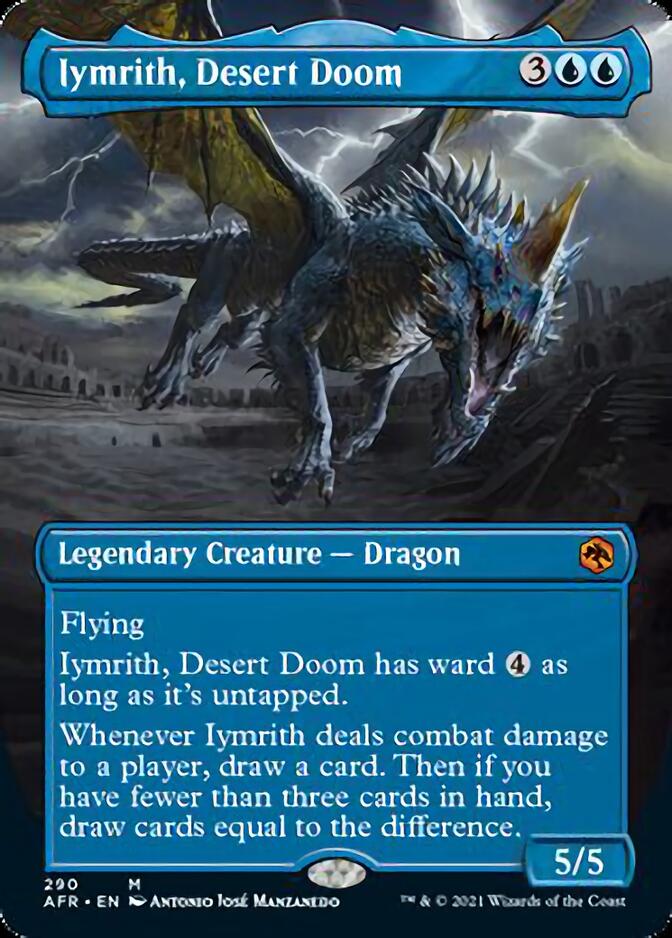 Iymrith, Desert Doom (Borderless Alternate Art) [Dungeons & Dragons: Adventures in the Forgotten Realms] | Odin's Place