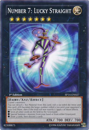 Number 7: Lucky Straight [SP14-EN027] Common | Odin's Place