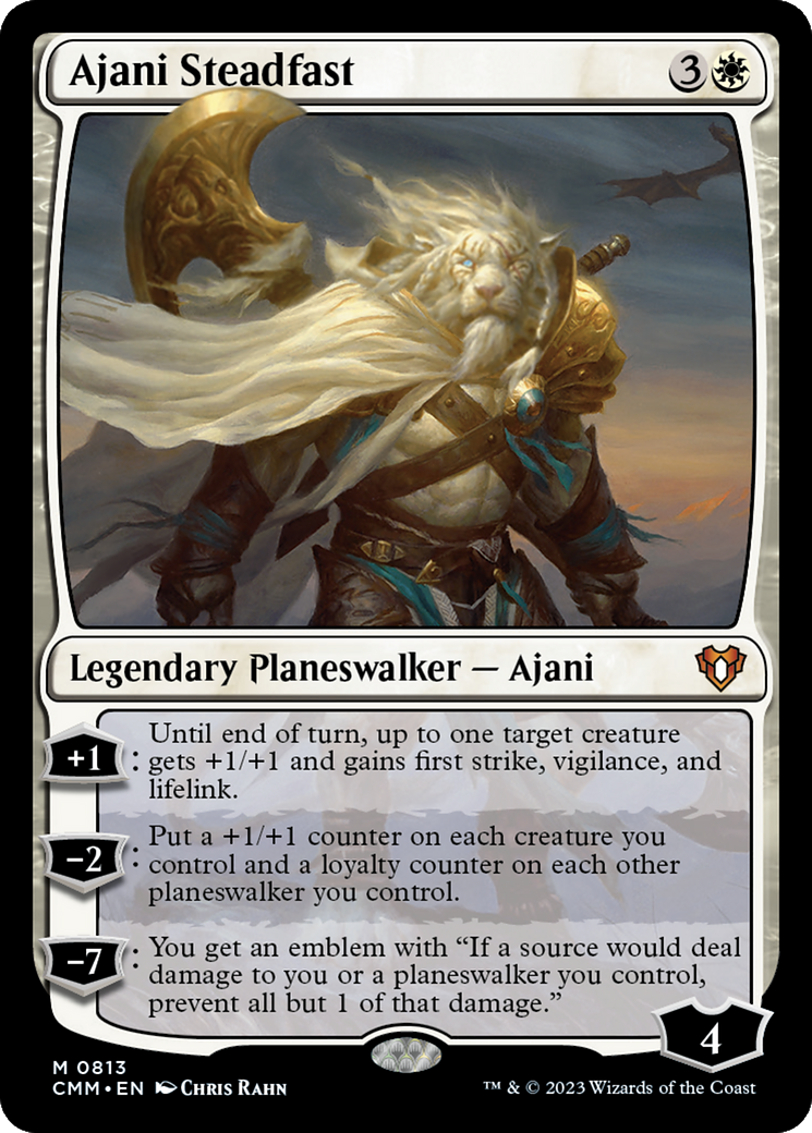 Ajani Steadfast [Commander Masters] | Odin's Place