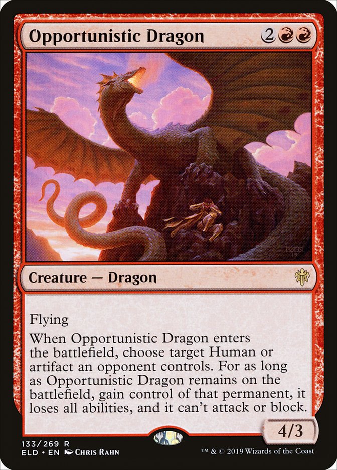 Opportunistic Dragon [Throne of Eldraine] | Odin's Place