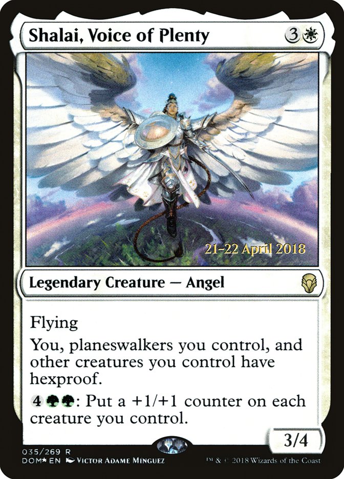 Shalai, Voice of Plenty (35) [Dominaria Prerelease Promos] | Odin's Place