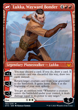 Mila, Crafty Companion // Lukka, Wayward Bonder [Strixhaven: School of Mages] | Odin's Place