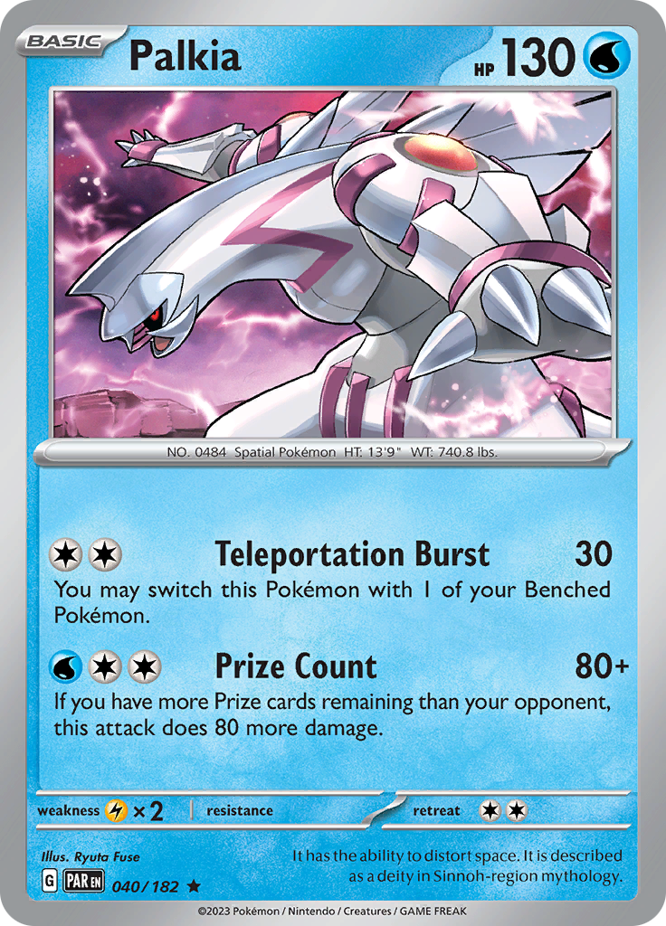 Palkia (040/182) [Scarlet & Violet: Paradox Rift] | Odin's Place