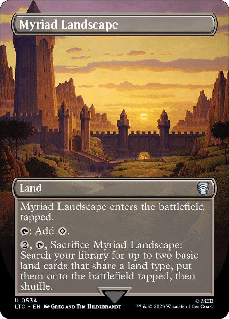 Myriad Landscape (Borderless) [The Lord of the Rings: Tales of Middle-Earth Commander] | Odin's Place
