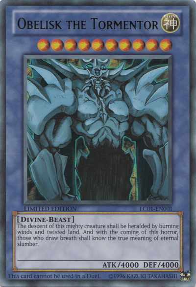 Obelisk the Tormentor [LC01-EN001] Ultra Rare | Odin's Place