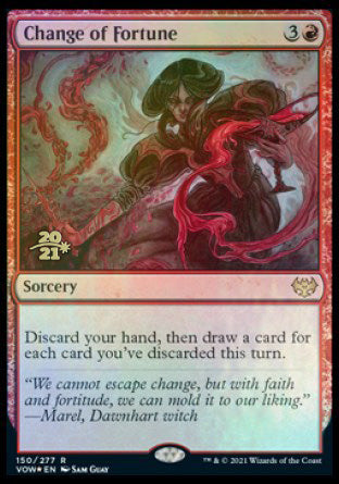 Change of Fortune [Innistrad: Crimson Vow Prerelease Promos] | Odin's Place