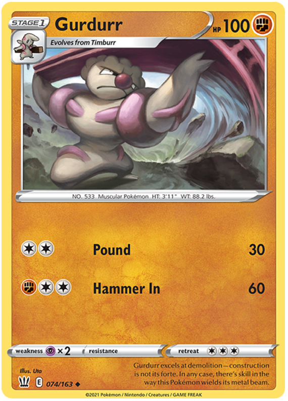 Gurdurr (074/163) [Sword & Shield: Battle Styles] | Odin's Place
