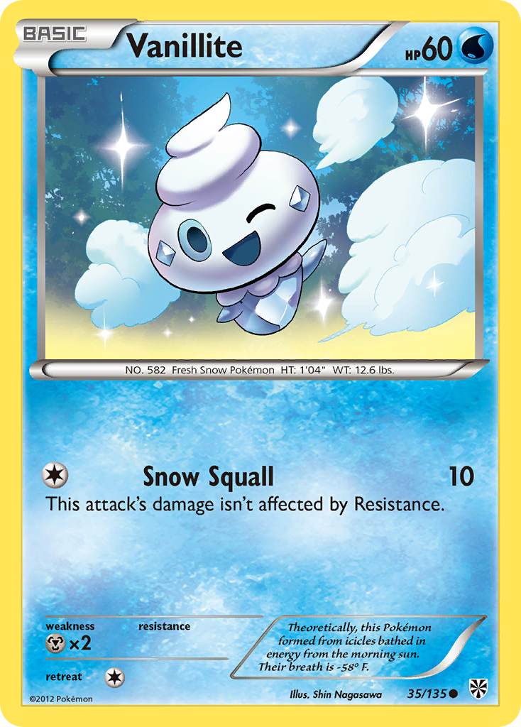 Vanillite (35/135) [Black & White: Plasma Storm] | Odin's Place