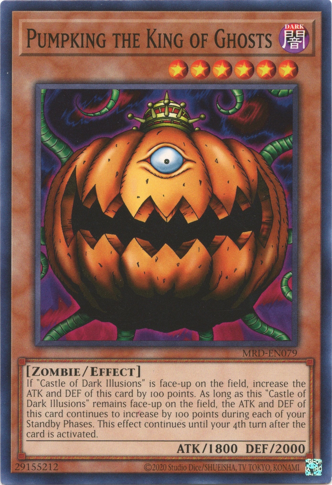 Pumpking the King of Ghosts (25th Anniversary) [MRD-EN079] Common | Odin's Place