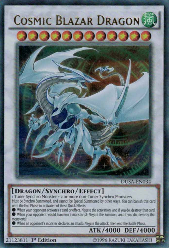 Cosmic Blazar Dragon [DUSA-EN034] Ultra Rare | Odin's Place