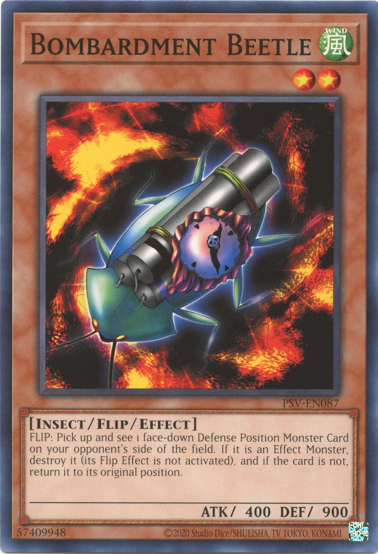 Bombardment Beetle (25th Anniversary) [PSV-EN087] Common | Odin's Place