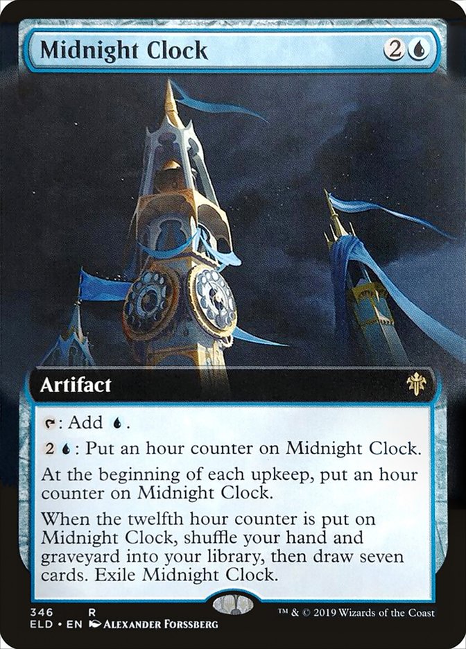 Midnight Clock (Extended Art) [Throne of Eldraine] | Odin's Place