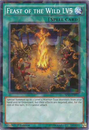 Feast of the Wild LV5 [SP15-EN041] Shatterfoil Rare | Odin's Place
