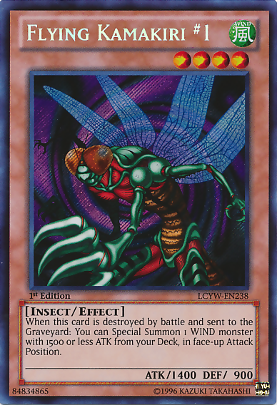 Flying Kamakiri #1 [LCYW-EN238] Secret Rare | Odin's Place