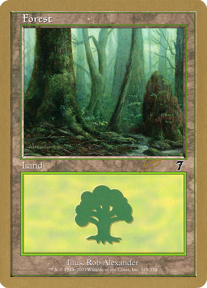 Forest (rl329) (Raphael Levy) [World Championship Decks 2002] | Odin's Place