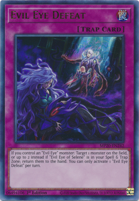 Evil Eye Defeat [MP20-EN242] Ultra Rare | Odin's Place