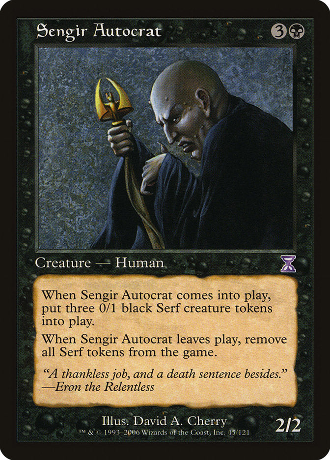 Sengir Autocrat (45) [Time Spiral Timeshifted] | Odin's Place