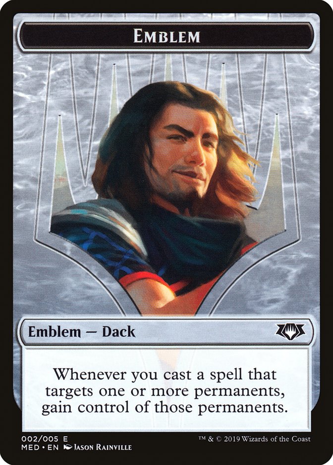 Dack Fayden Emblem (2) [Mythic Edition Tokens] | Odin's Place