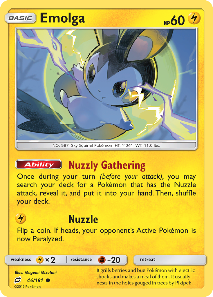 Emolga (46/181) [Sun & Moon: Team Up] | Odin's Place