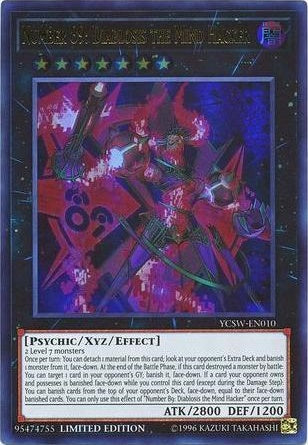 Number 89: Diablosis the Mind Hacker [YCSW-EN010] Ultra Rare | Odin's Place