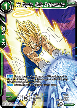SS Vegeta, Majin Exterminator (BT14-073) [Cross Spirits] | Odin's Place