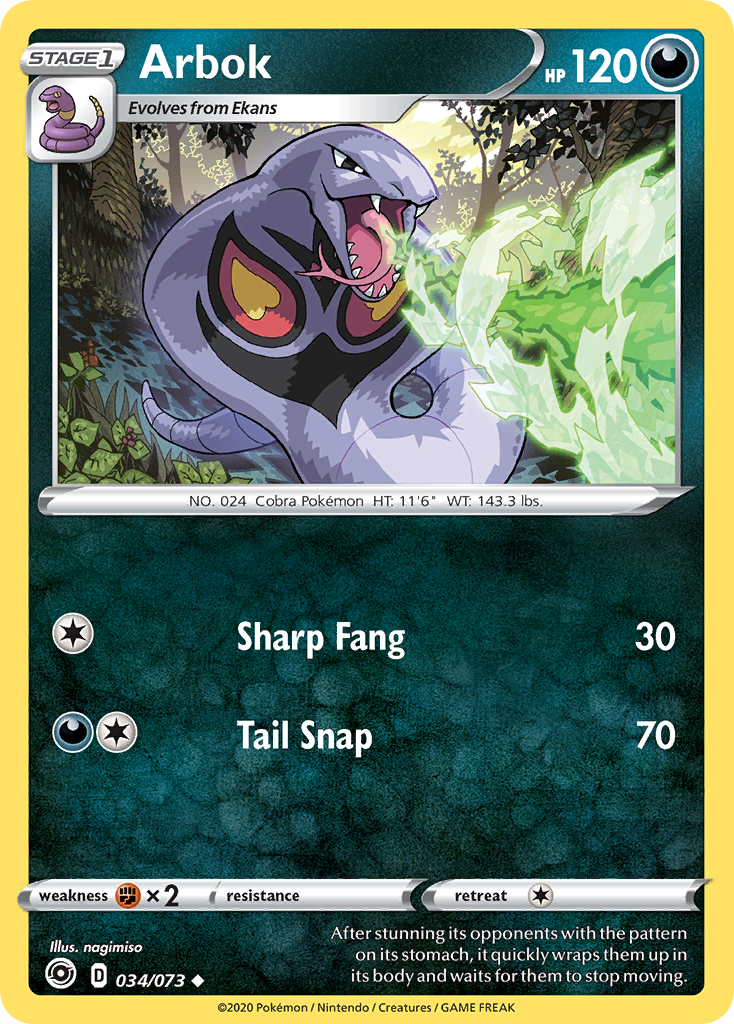 Arbok (034/073) [Sword & Shield: Champion's Path] | Odin's Place