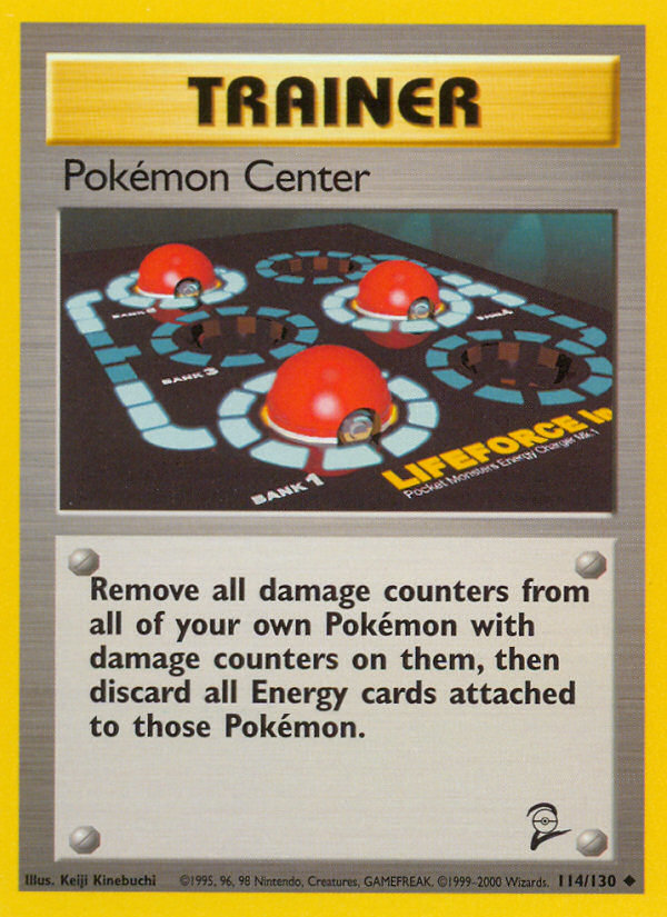 Pokemon Center (114/130) [Base Set 2] | Odin's Place