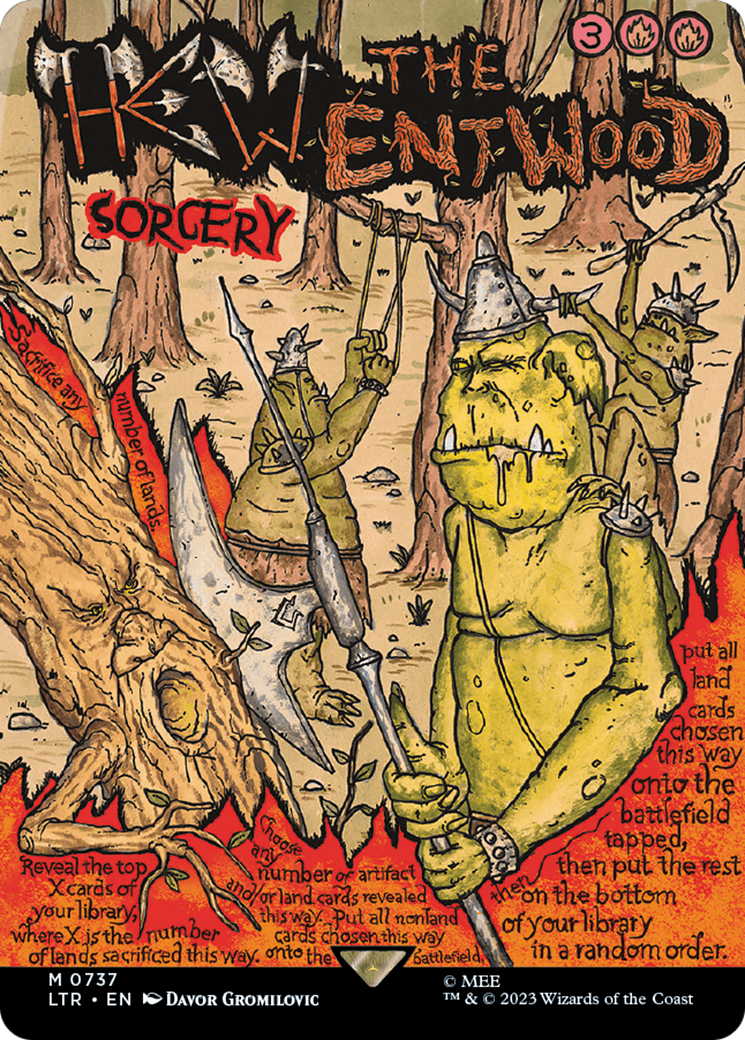 Hew the Entwood (Borderless Poster) [The Lord of the Rings: Tales of Middle-Earth] | Odin's Place