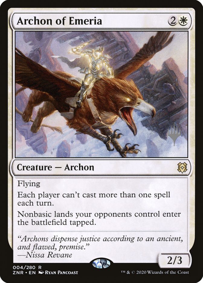 Archon of Emeria (Promo Pack) [Zendikar Rising Promos] | Odin's Place