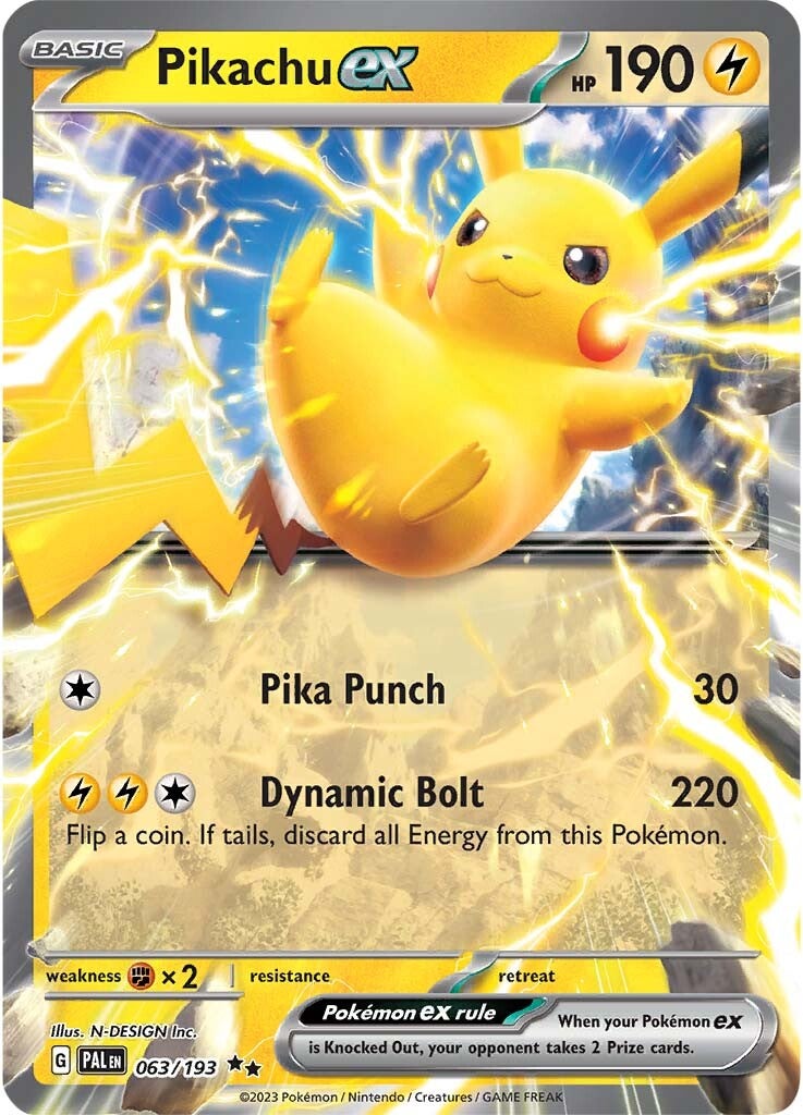 Pikachu ex (063/193) [Scarlet & Violet: Paldea Evolved] | Odin's Place