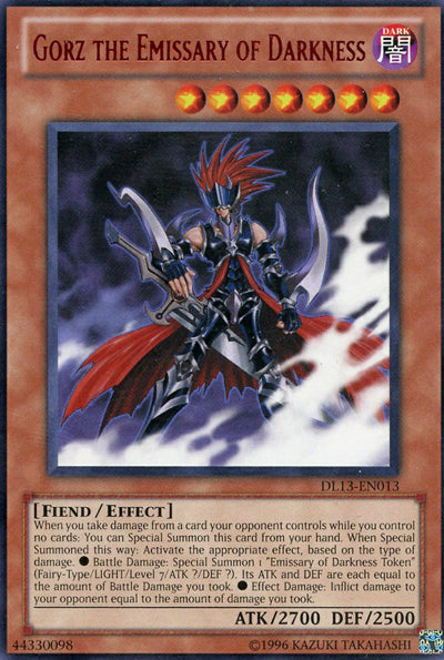 Gorz the Emissary of Darkness (Red) [DL13-EN013] Rare | Odin's Place