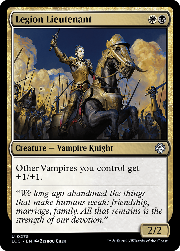 Legion Lieutenant [The Lost Caverns of Ixalan Commander] | Odin's Place