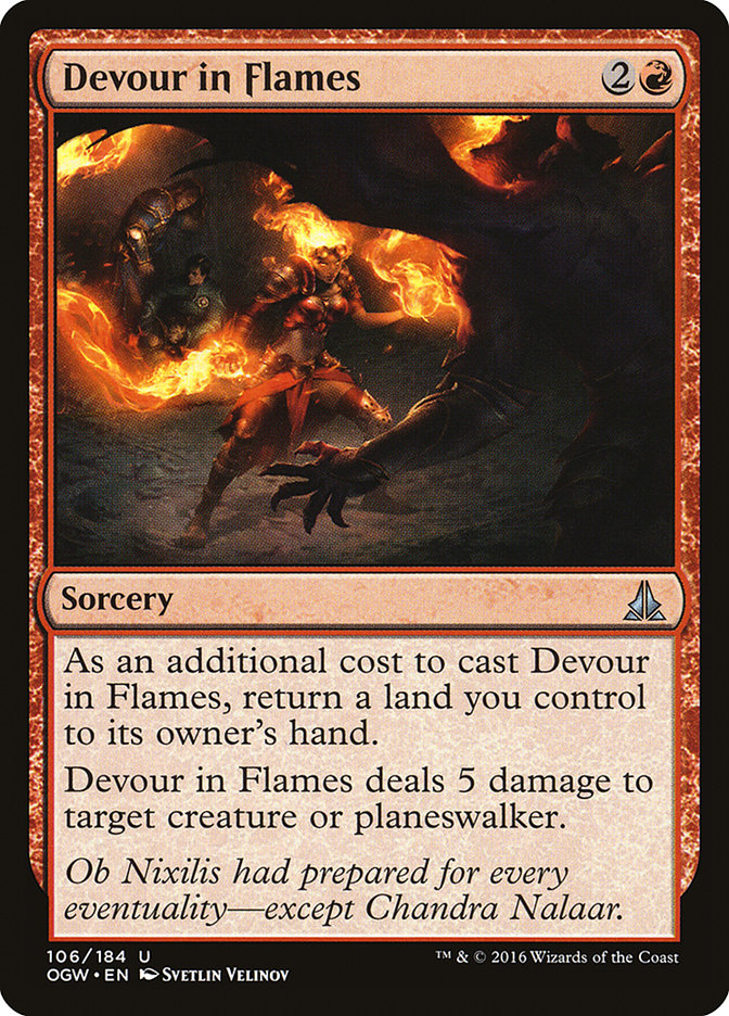 Devour in Flames (106) [Oath of the Gatewatch] | Odin's Place