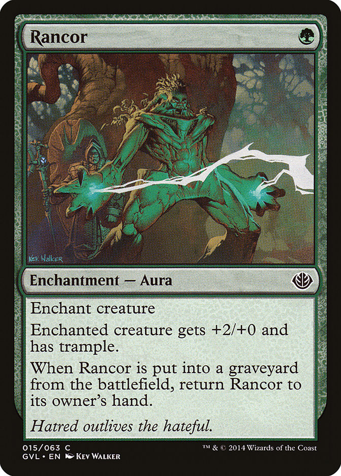 Rancor (15) (Garruk vs. Liliana) [Duel Decks Anthology] | Odin's Place
