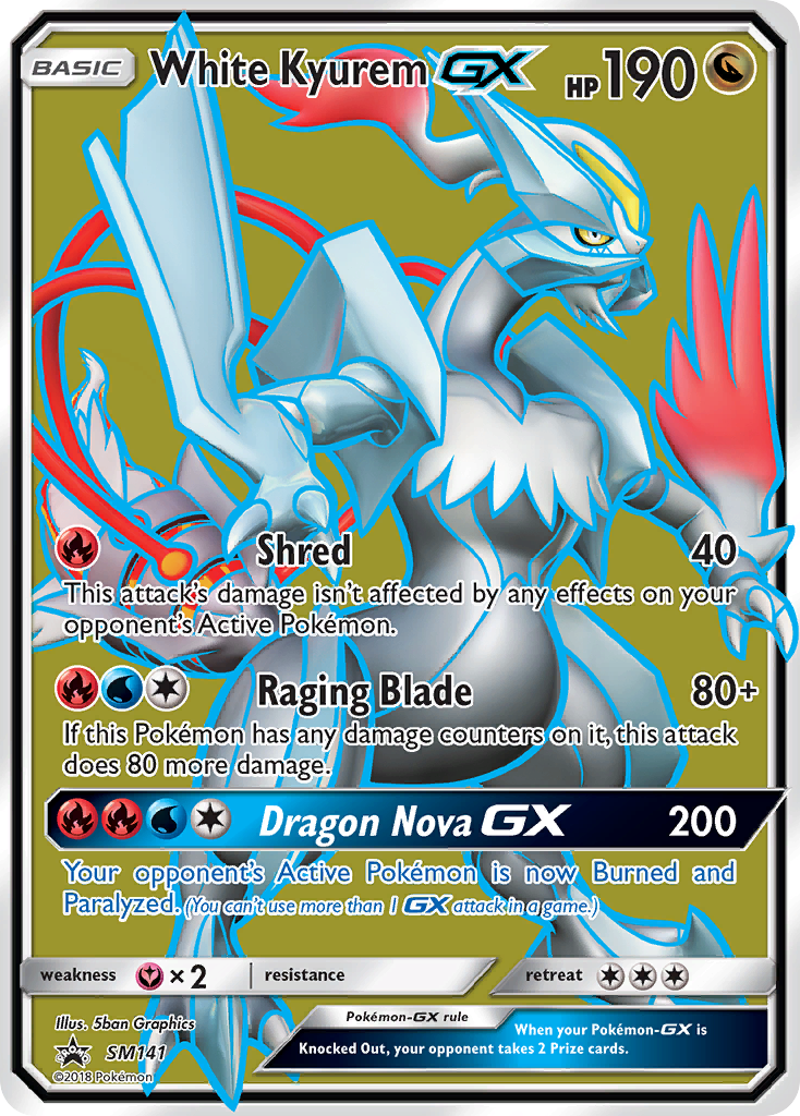 White Kyurem GX (SM141) [Sun & Moon: Black Star Promos] | Odin's Place