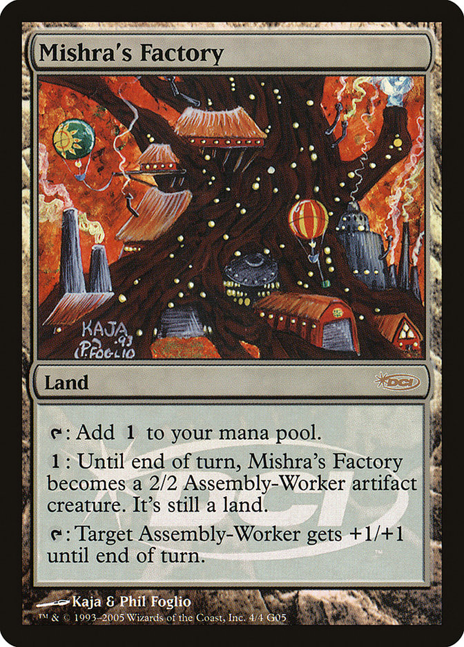 Mishra's Factory (4) [Judge Gift Cards 2005] | Odin's Place