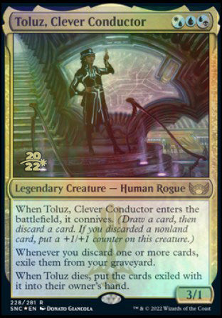 Toluz, Clever Conductor [Streets of New Capenna Prerelease Promos] | Odin's Place