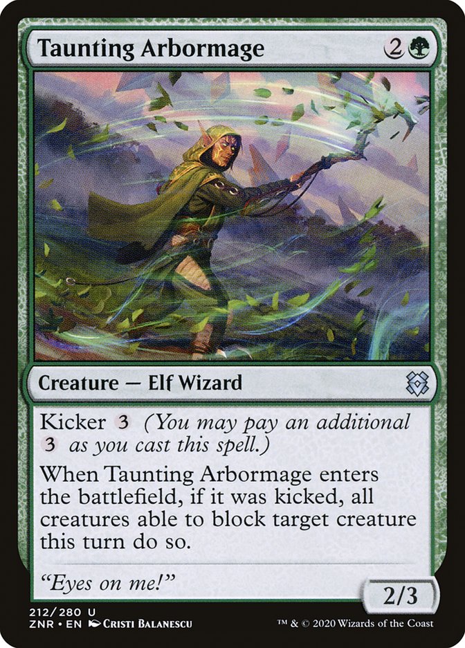Taunting Arbormage [Zendikar Rising] | Odin's Place