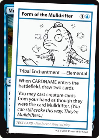 Form of the Mulldrifter (2021 Edition) [Mystery Booster Playtest Cards] | Odin's Place