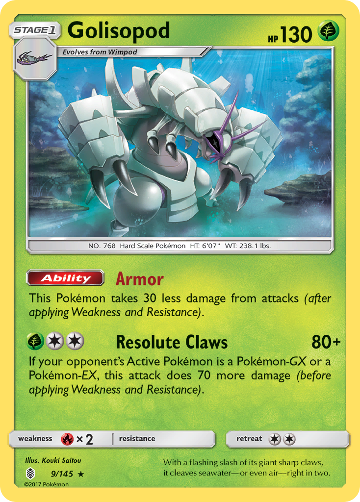 Golisopod (9/145) [Sun & Moon: Guardians Rising] | Odin's Place