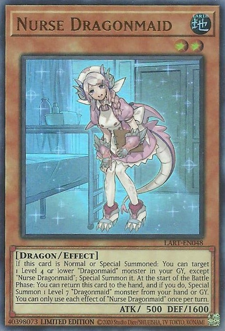 Nurse Dragonmaid [LART-EN048] Ultra Rare | Odin's Place