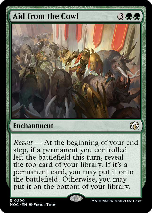 Aid from the Cowl [March of the Machine Commander] | Odin's Place