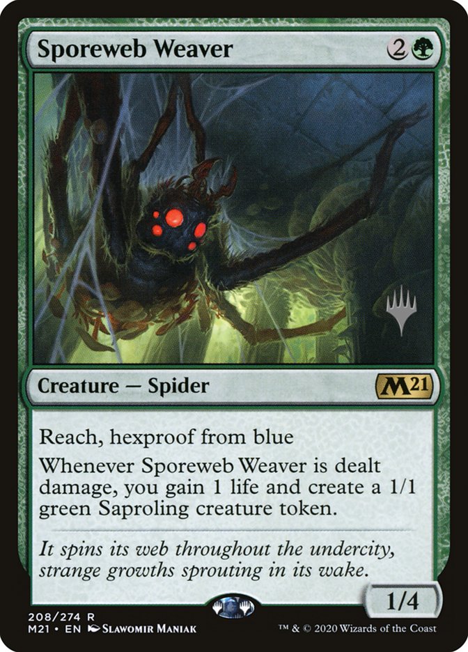 Sporeweb Weaver (Promo Pack) [Core Set 2021 Promos] | Odin's Place