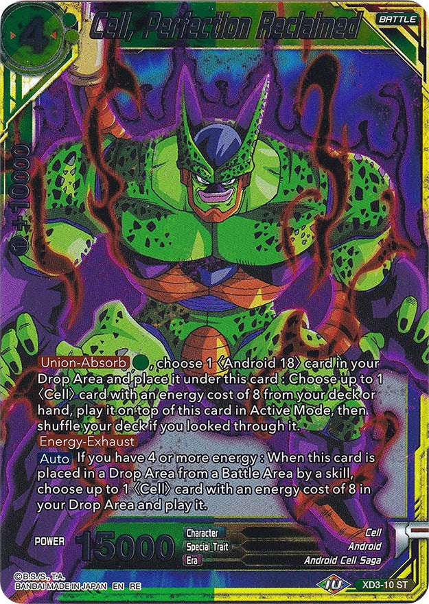 Cell, Perfection Reclaimed (XD3-10) [Ultimate Deck 2022] | Odin's Place