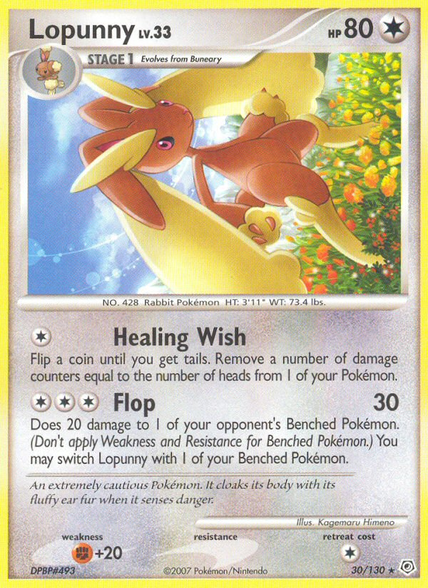 Lopunny (30/130) [Diamond & Pearl: Base Set] | Odin's Place