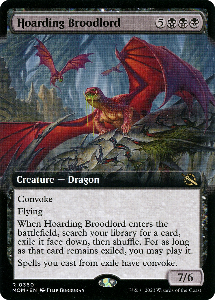 Hoarding Broodlord (Extended Art) [March of the Machine] | Odin's Place