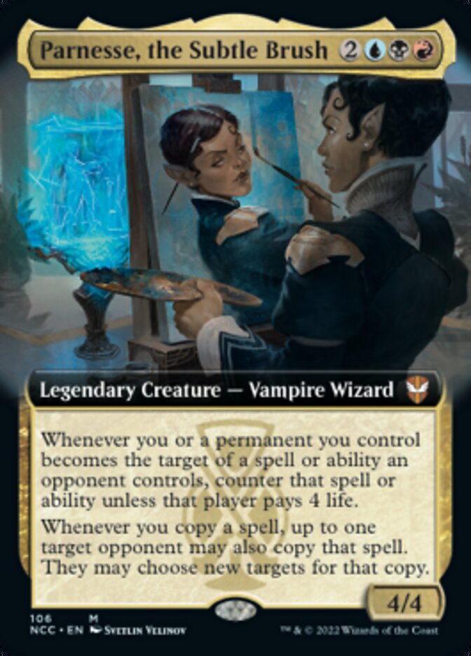 Parnesse, the Subtle Brush (Extended Art) [Streets of New Capenna Commander] | Odin's Place