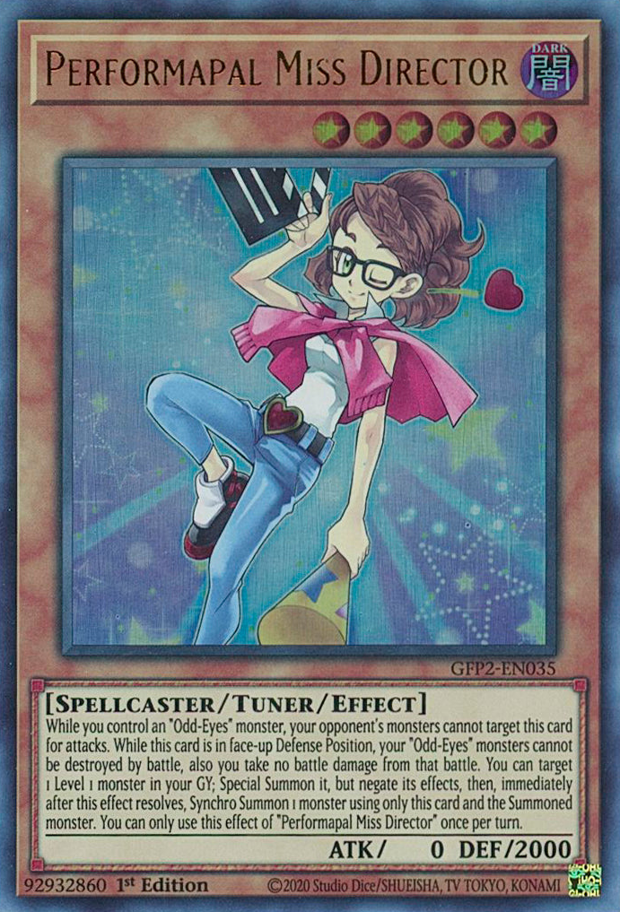 Performapal Miss Director [GFP2-EN035] Ultra Rare | Odin's Place