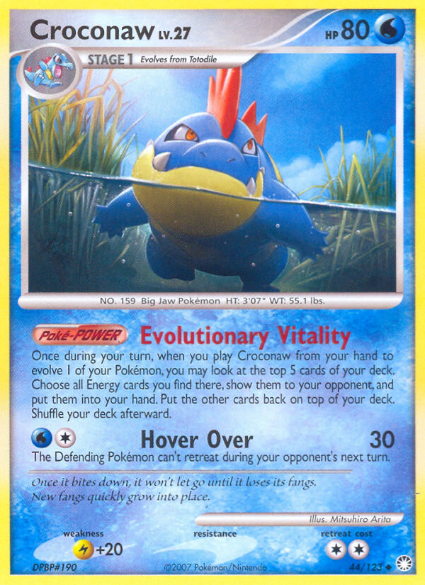 Croconaw (44/123) [Diamond & Pearl: Mysterious Treasures] | Odin's Place