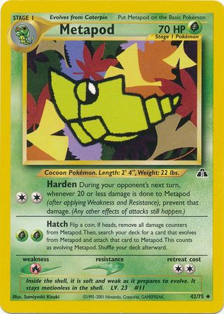 Metapod (42/75) [Neo Discovery Unlimited] | Odin's Place